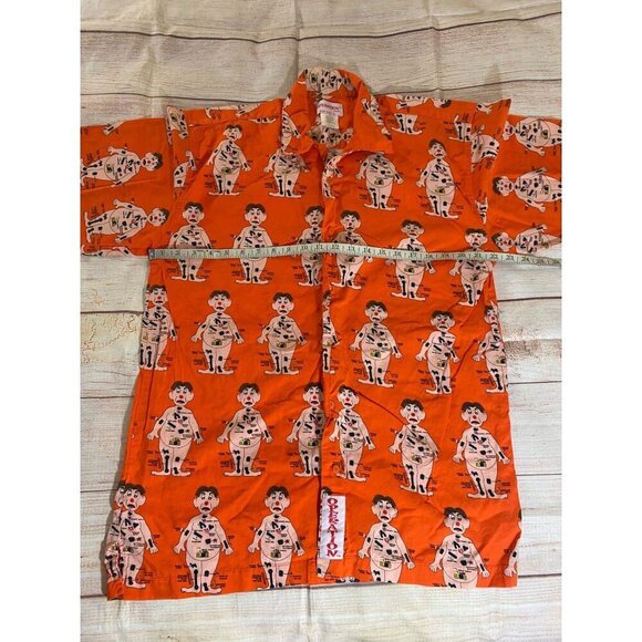 Vintage Hasbro Men's 2001 Orange Operation Pajama Set Y2K - Large - Picture 7 of 10
